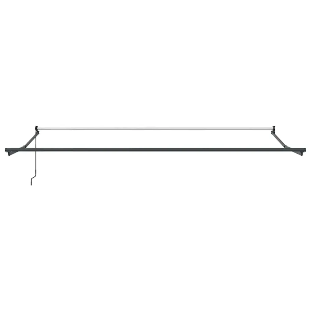 vidaXL barna kézzel kihúzható napellenző 400 x 300 cm