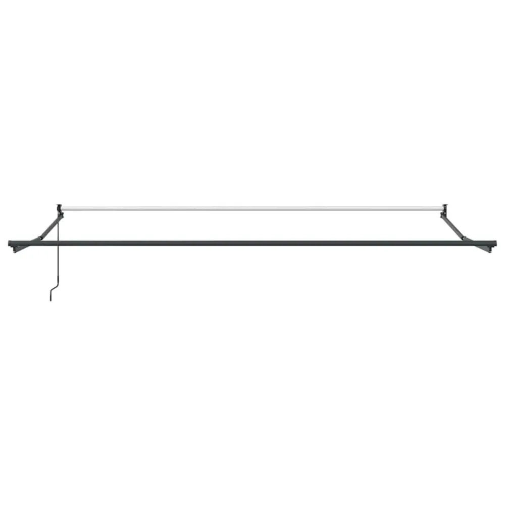 vidaXL barna kézzel kihúzható napellenző 450 x 300 cm