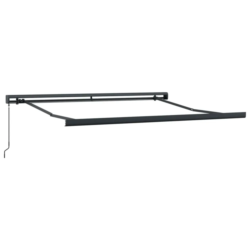 vidaXL Behúzható napellenző Bézs 300 x 250 cm Szövet és Fém