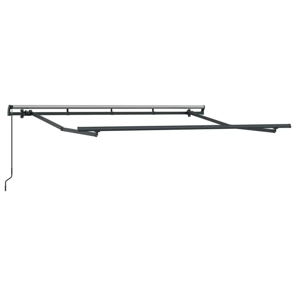 vidaXL Behúzható napellenző Narancssárga 250 x 200 cm szövet
