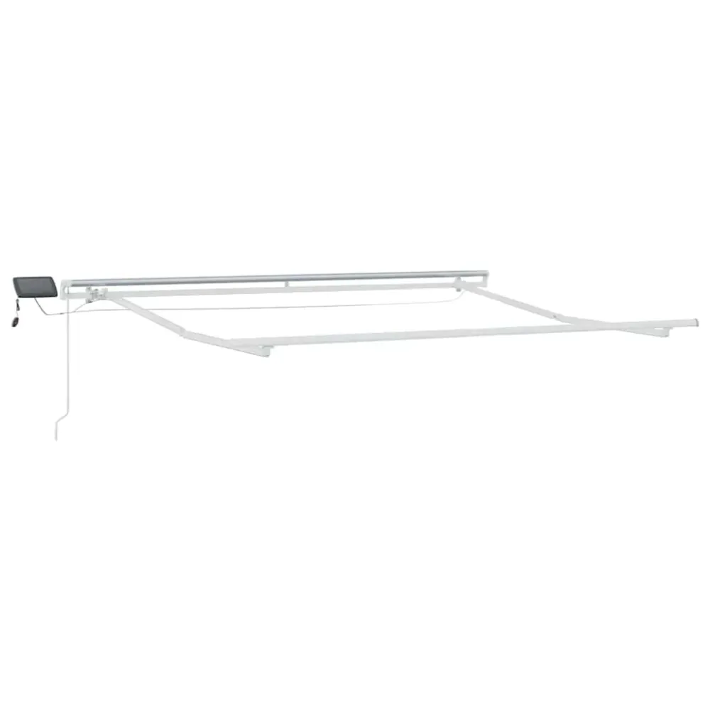 vidaXL Behúzható napellenző tartalmaz Bézs 300 x 250 cm szövet