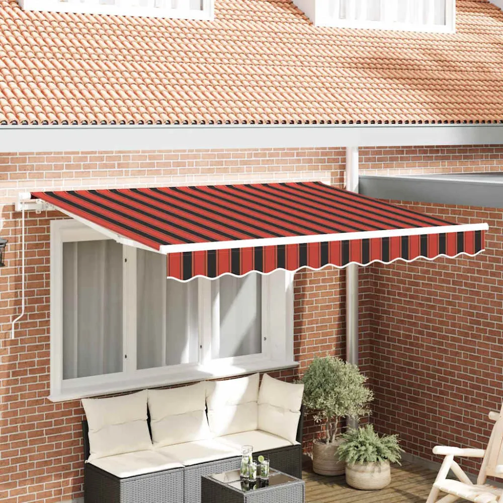 vidaXL Napellenző ponyva Sokszínű 235 x 195 cm Poliészter