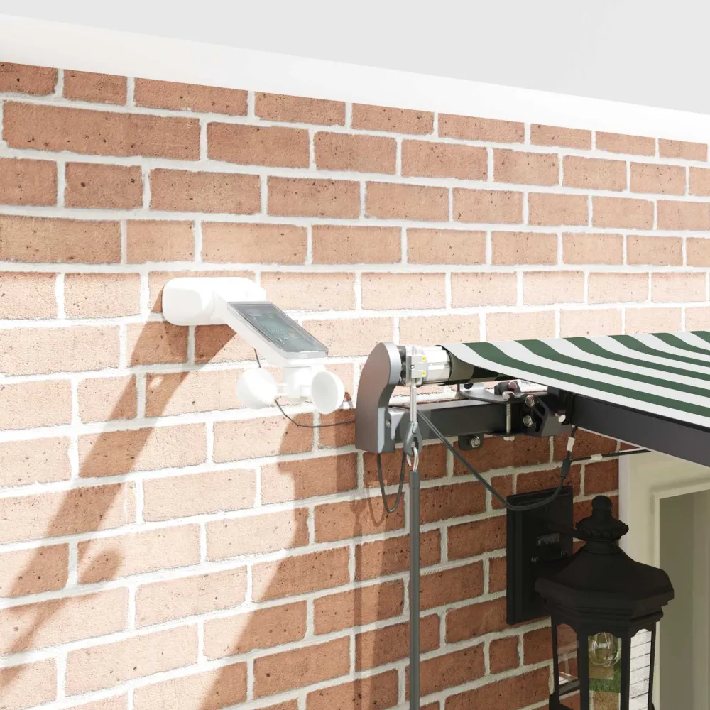 vidaXL Napernyő Anyag tartalmaz Zöld és Fehér 600 × 300 cm Poliészter