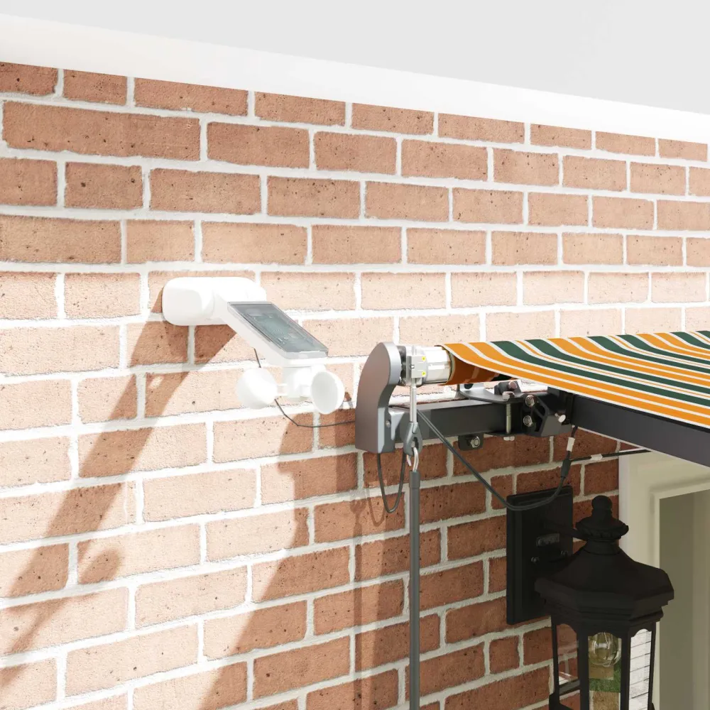 vidaXL Napernyő Anyag tartalmaz Zöld és sárga 600 × 300 cm Poliészter