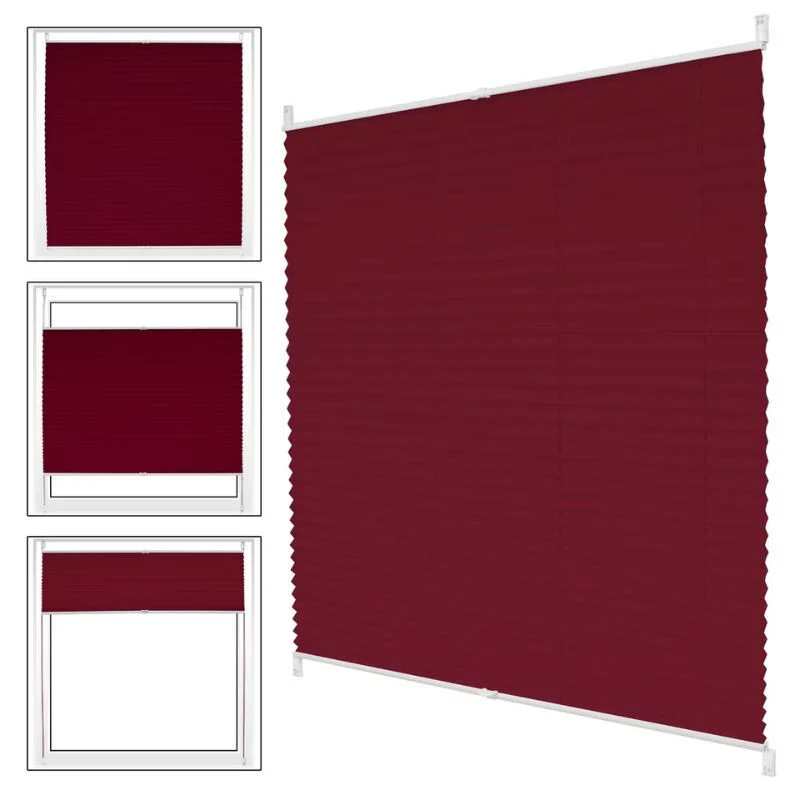 ECD Germany Klemmfix Roló Ablakra 120 x 150 cm - Bordó