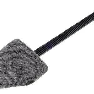 Mikroszálas ablaktisztító, háromszög alakú, 38 cm-es nyéllel