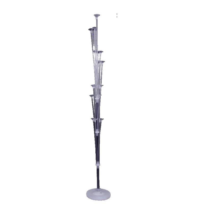 Léggömb tartó állvány, Vivimall, egyszintes, 19 léggömbhöz, 160 cm, átlátszó