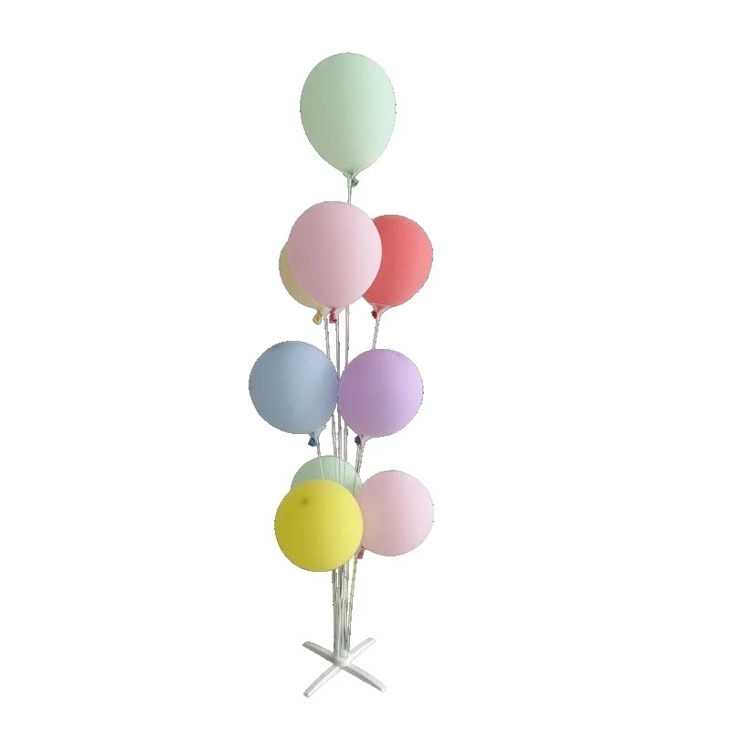 Léggömb tartó, Vivimall, négyszintes, 9 léggömbhöz, 80 cm, átlátszó