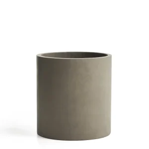 Aiguablava szürke cement kaspó Ø 52cm
