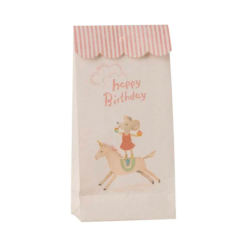 Maileg Papírzacskó - Boldog születésnapot - Unicorn - 12 db.