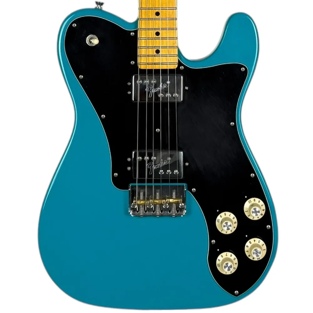 Fender American Professional II Telecaster Deluxe 2021 - Miami Kék