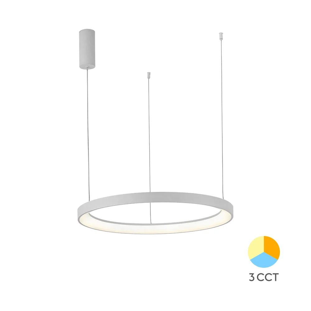 Led függeszték (Csillár) 46W IP20 3IN1 állítható színhőmérséklettel Fehér 230V BH17-01380