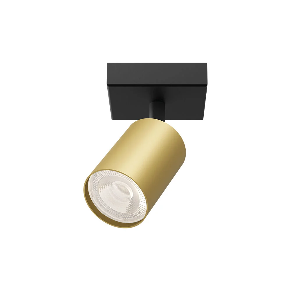 Braytron Fali lámpa 1*GU10 spotlámpa Fekete-Gold IP20 1*35W 220-240V 50/60Hz BH04-00816