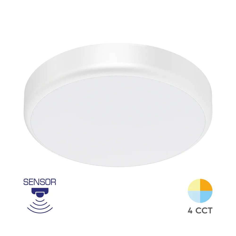 Braytron Led lámpa 3IN1 IP54 Sensorra 2000Lm 20W Fehér 3000-4000-5000-6500K BC15-00480
