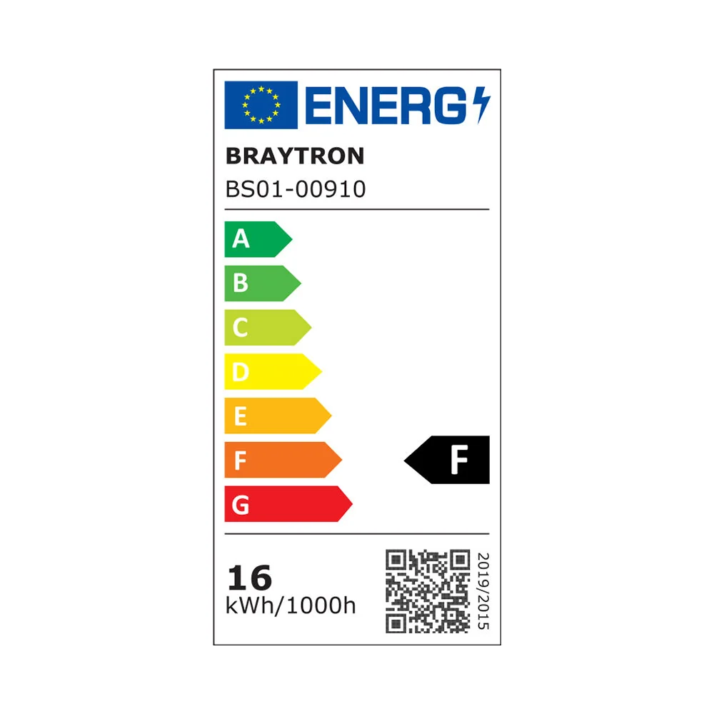 Braytron Led szalag 16W/m 1800lm/m 3000K 24VDC IP20 Kiszerelés (5m/tekercs ár/tekercs)* BS01-00910