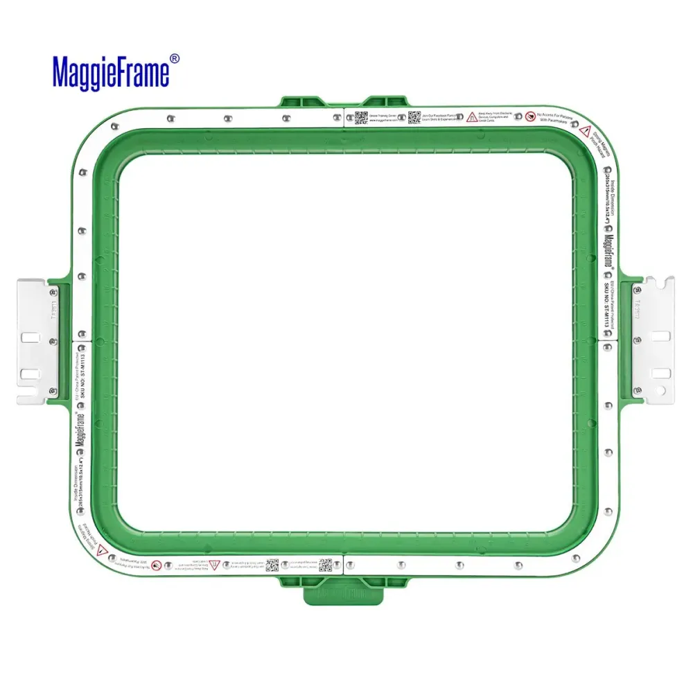 MaggieFrame mágneses hímzőkeret 10.5″ × 12.4″ (265 × 315 mm) Bernina hímzőgépekhez