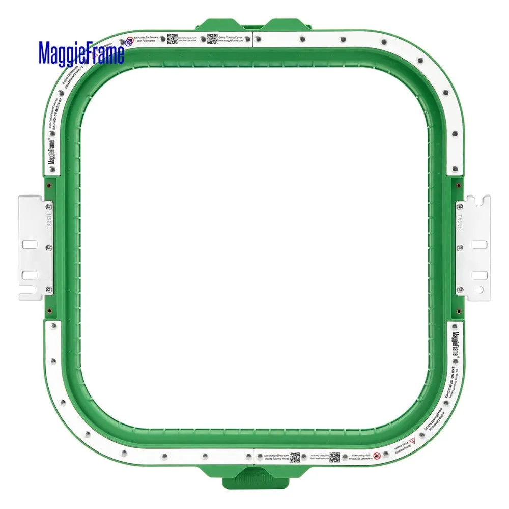 MaggieFrame mágneses hímzőkeret 12″ × 11.5″ (305 × 295 mm) Bernina gépekhez
