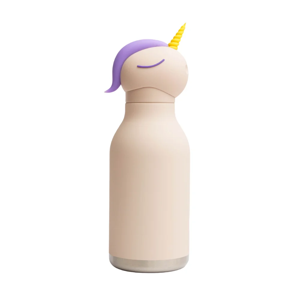 Asobu Termikus palack szívószállal Bestie - Unikornis 460 ml