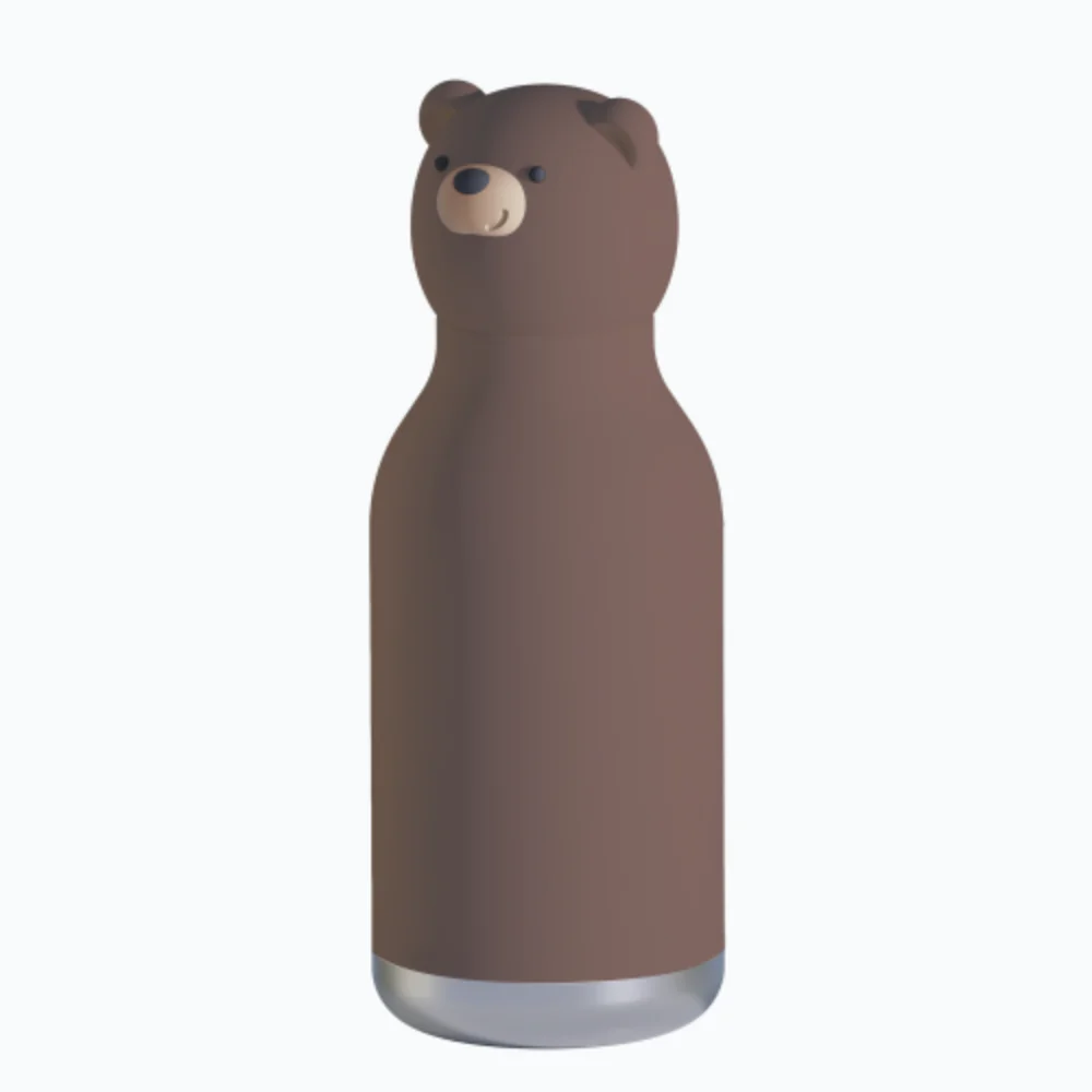 Asobu Termál palack szívószállal Bestie - Medve 460 ml