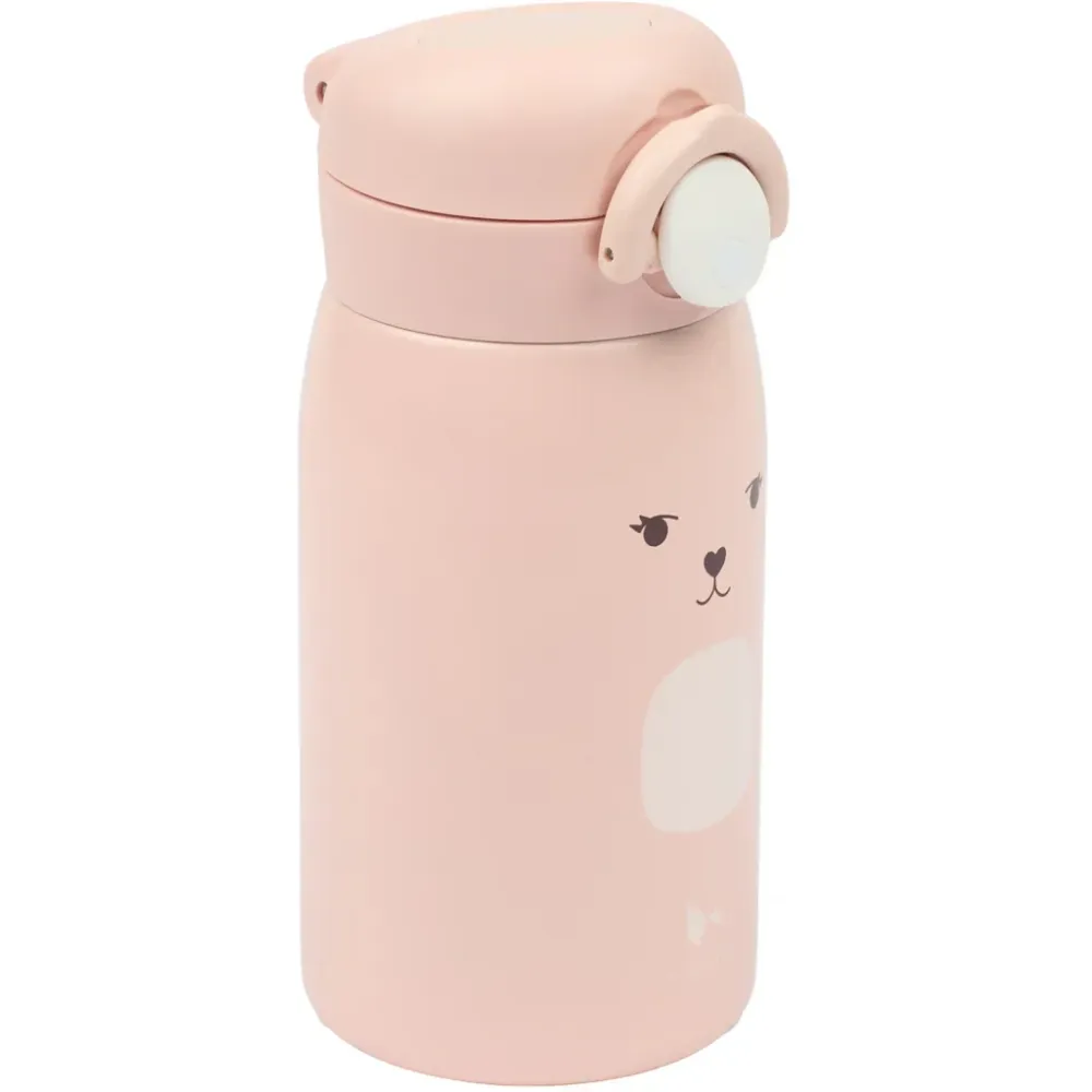 Fabelab Gyermek termál palack kicsi Bunny Old Rose