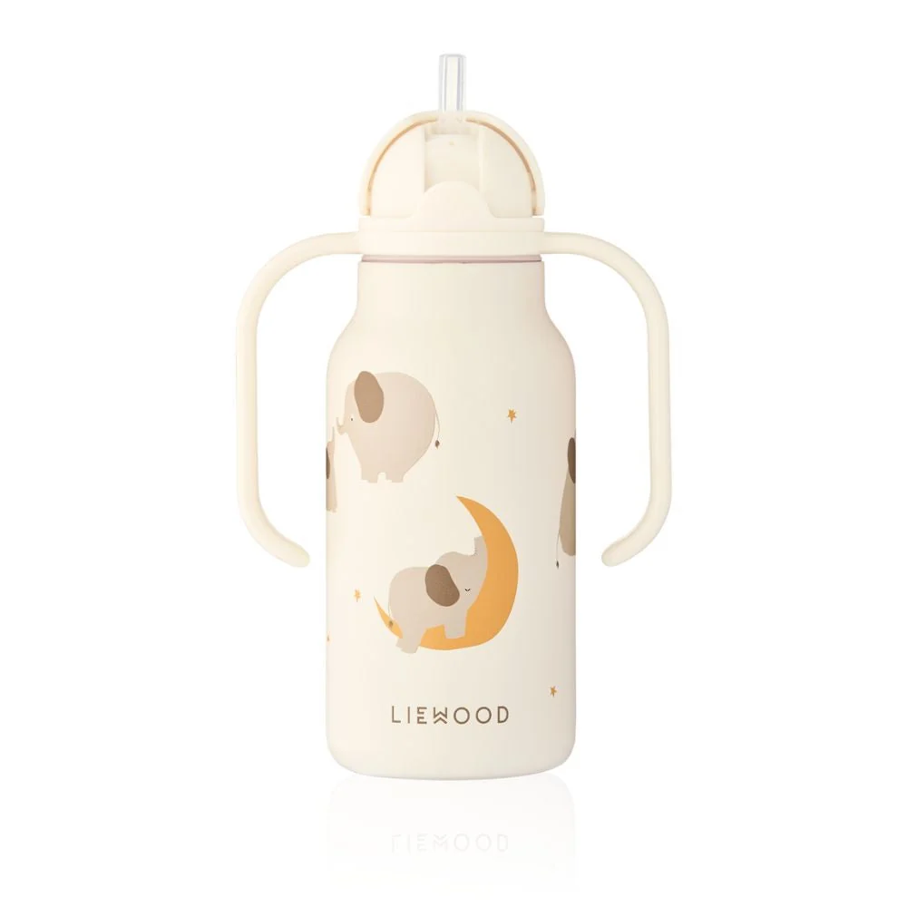 Liewood Kimmie 250ml Elephant Creme de la creme creme termikus cumisüveg