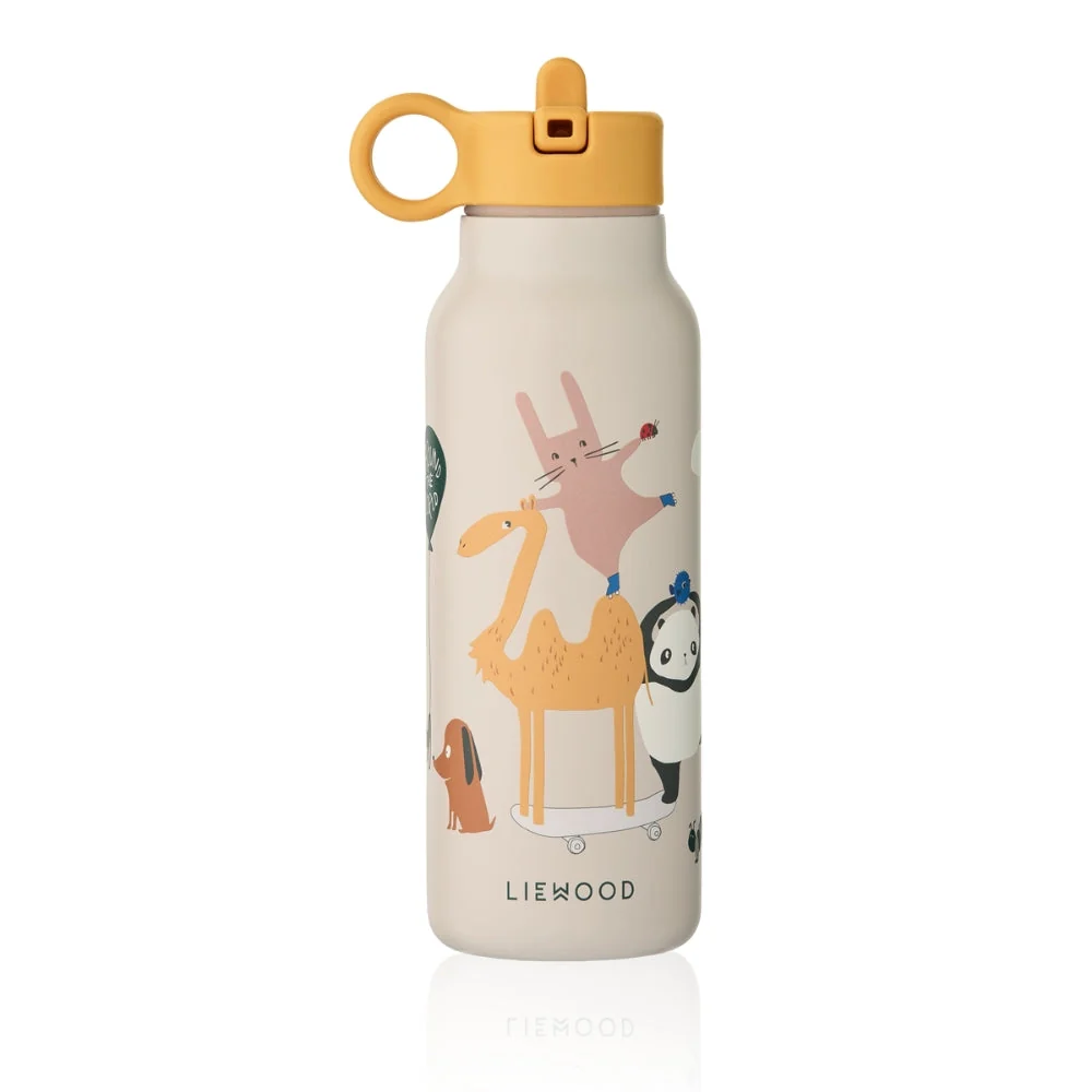 Liewood Thermal cumisüveg 350ml Falk Around world / Sandy