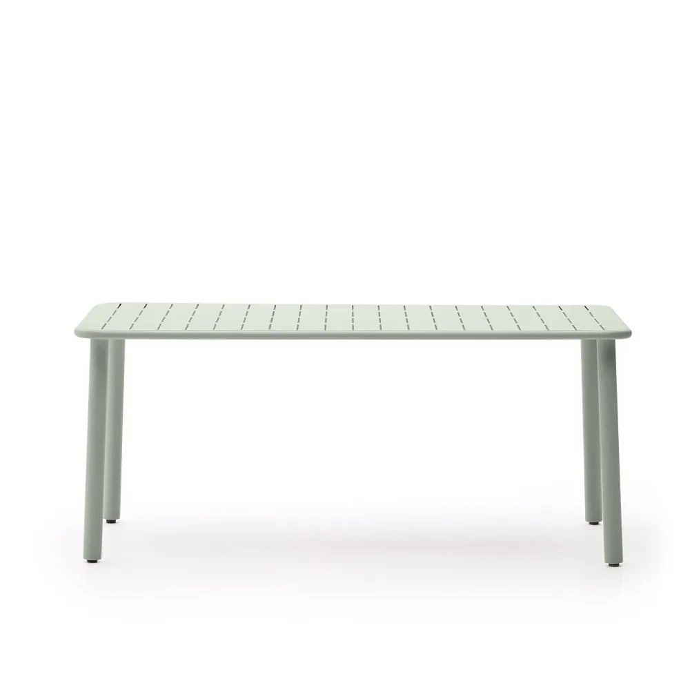 Brai kültéri asztal türkiz galvanizált acél 180 x 90cm