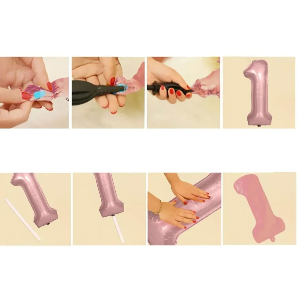 Fólia lufi, 0.81 cm, levegőhöz vagy héliumhoz, ömlesztett, rózsaszín