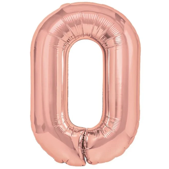 Vivimall Fólia Lufi, Szám Figura, 40 cm-es Születésnapi Tématika, Egyedi Csomagolás, Szívószállal, Levegővel vagy Héliumma...