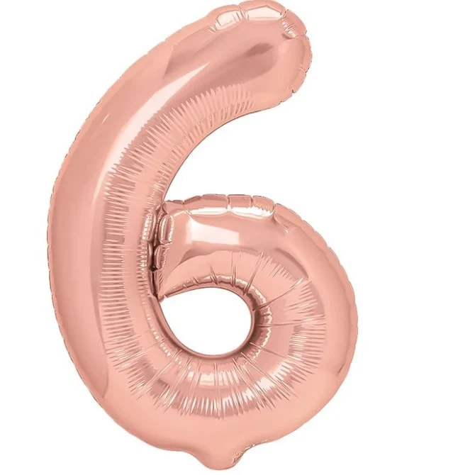 Vivimall Fólia Lufi, Szám Figura, Születésnapi téma 80 cm, Egyedi Csomagolás, Szívószál mellékelve, Levegővel vagy Héliumm...