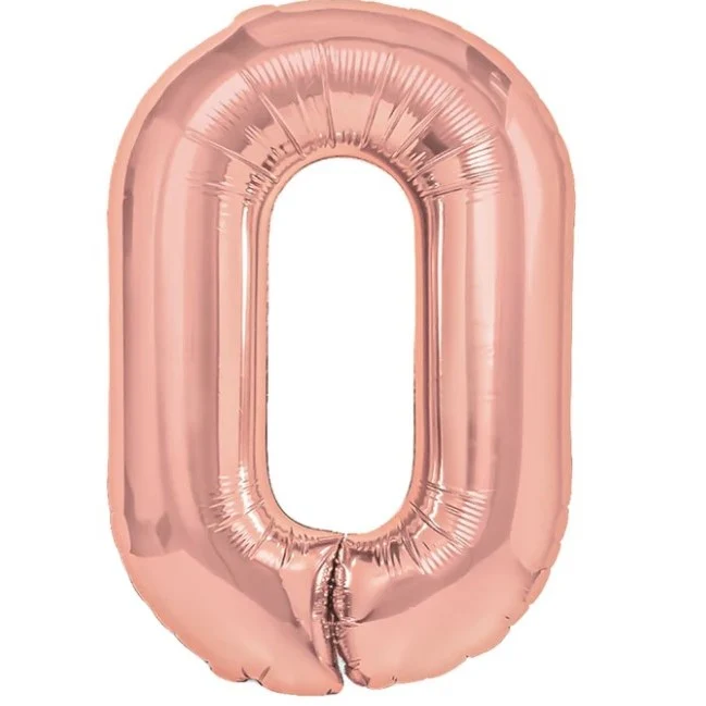 Vivimall Fólia Lufi, Szám Figura, Születésnapi téma, 80 cm, Egyedi csomagolás, Szívószál mellékelve, Levegővel vagy Hélium...
