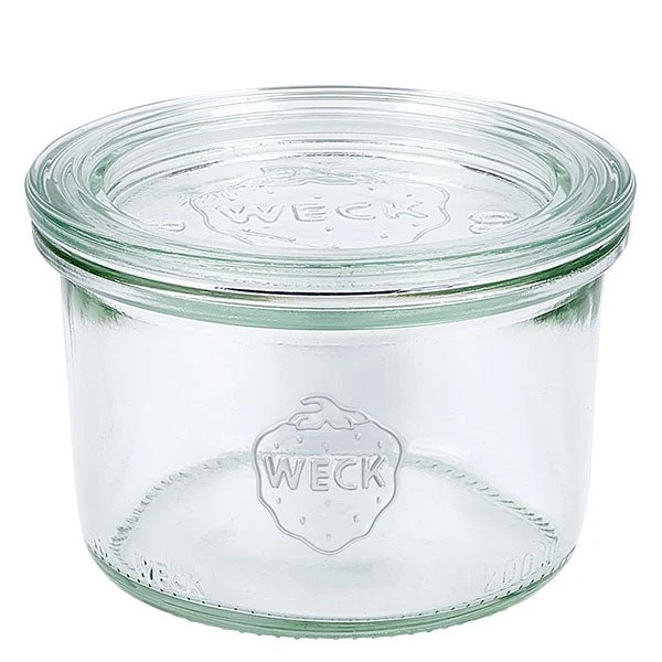 Weck Straight jar 200ml lid and seals - diameter 80mm - pack 12