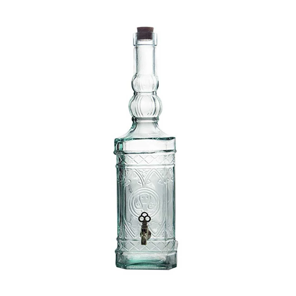 Csapos limonádés üveg 700 ml újrahasznosított zöld üvegből MIGUELETTE