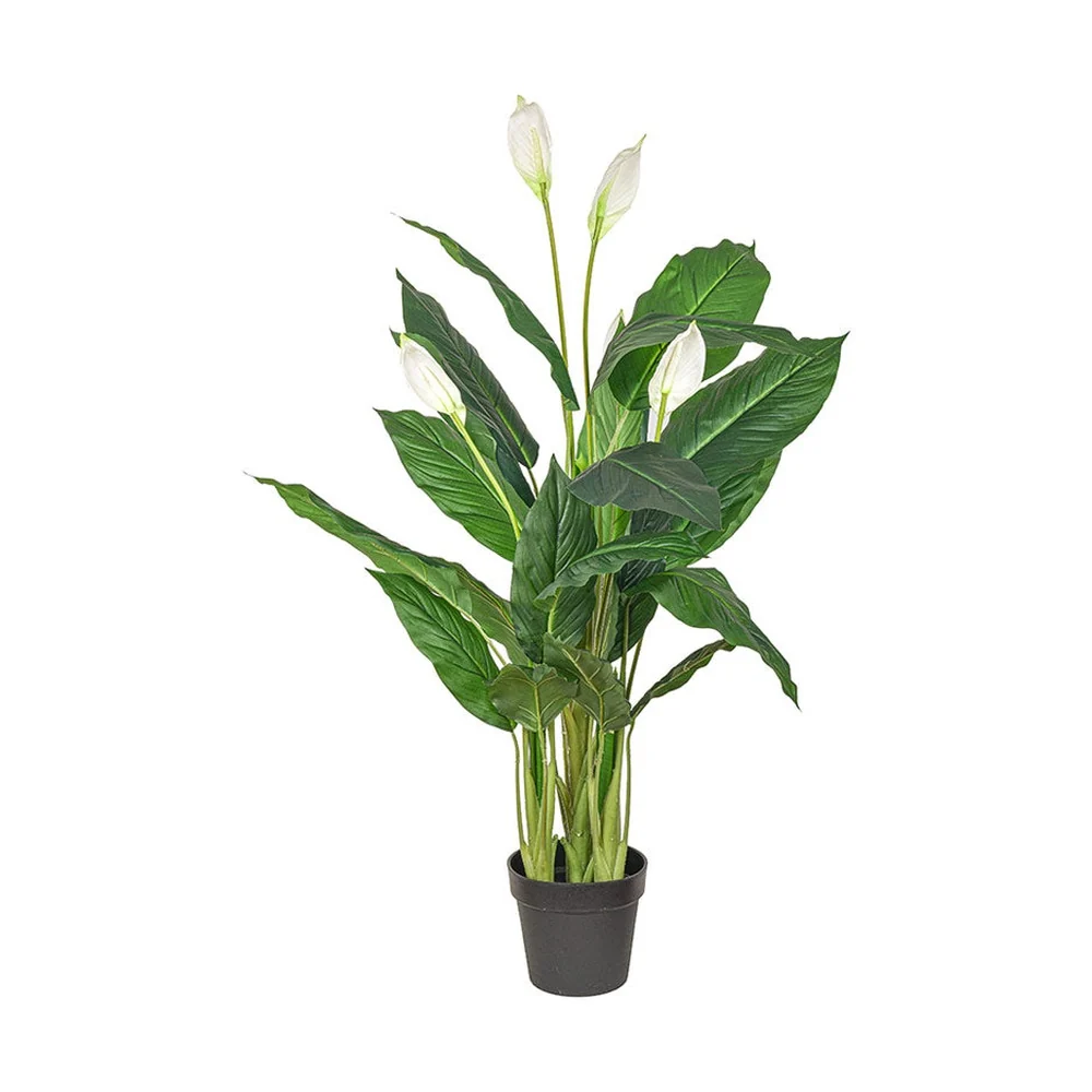 Cserepes mű vitorlavirág 128 cm krém "Spathiphyllum"