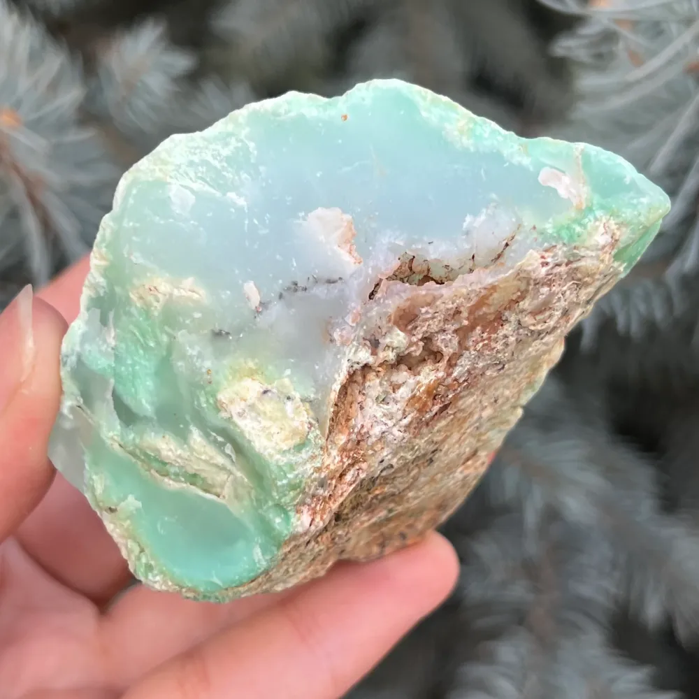 Chrysoprase Australia nyers kő modell 1