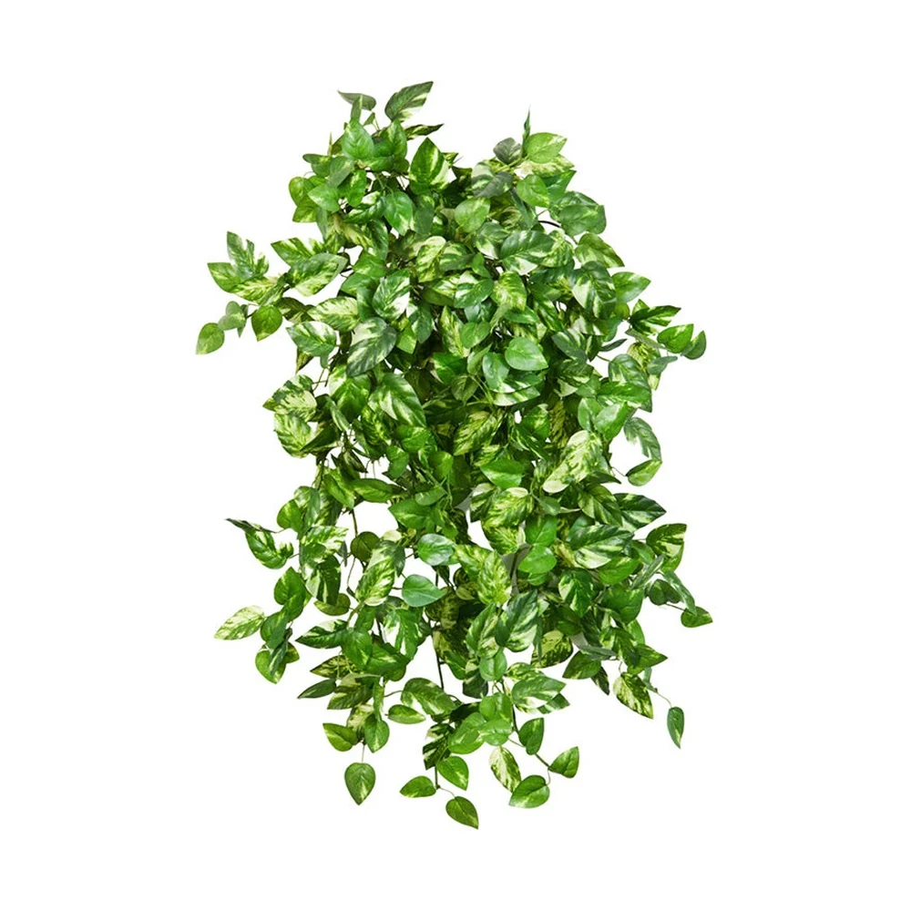 Mini futóka csüngő műnövény 50 cm zöld-krém "Pothos"