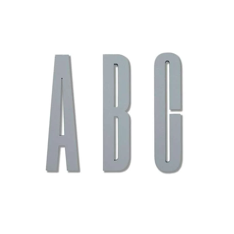 Design Letters Bogstaver – grå