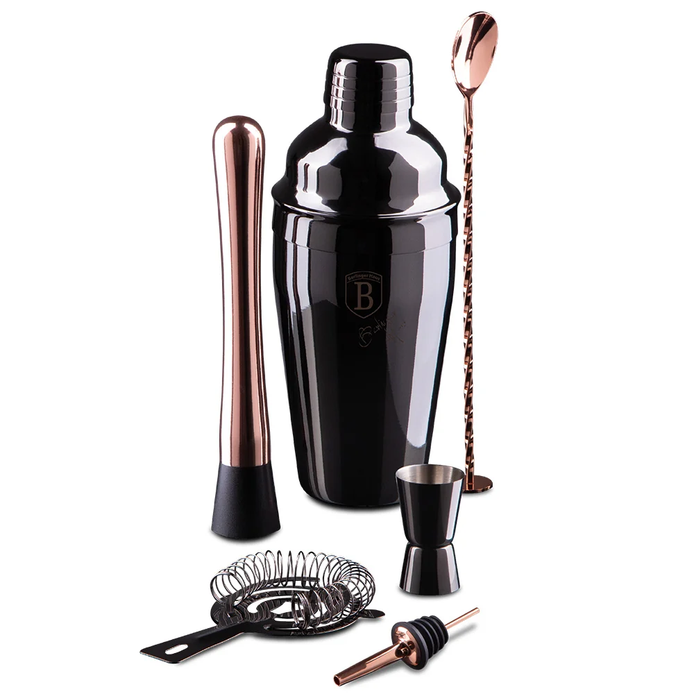 Berlinger Haus 6 részes koktélkészítő szett Black Rose Collection