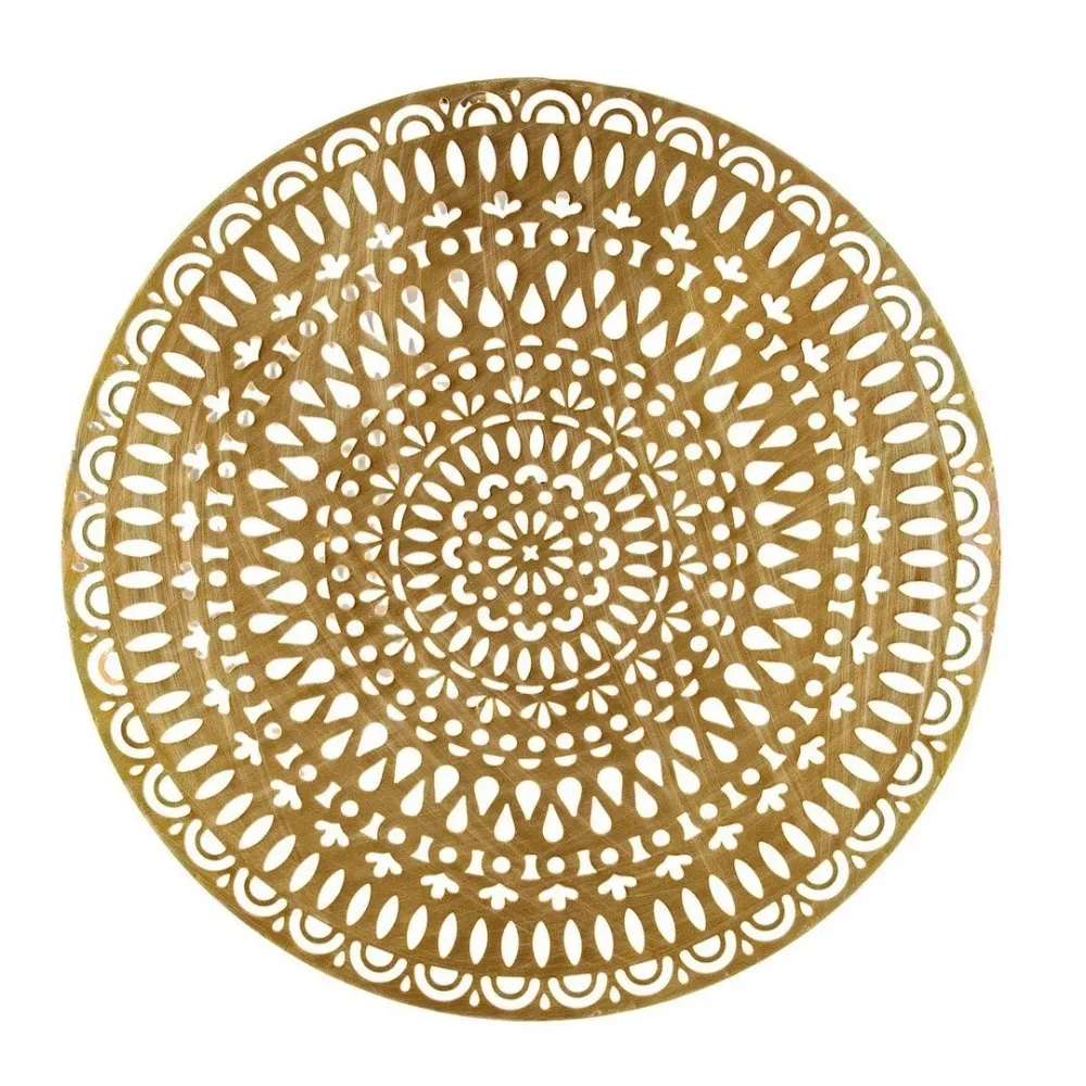 ADHIRA III arany acél fali dekoráció