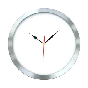 Alumínium fotóbetét óra ⌀15cm