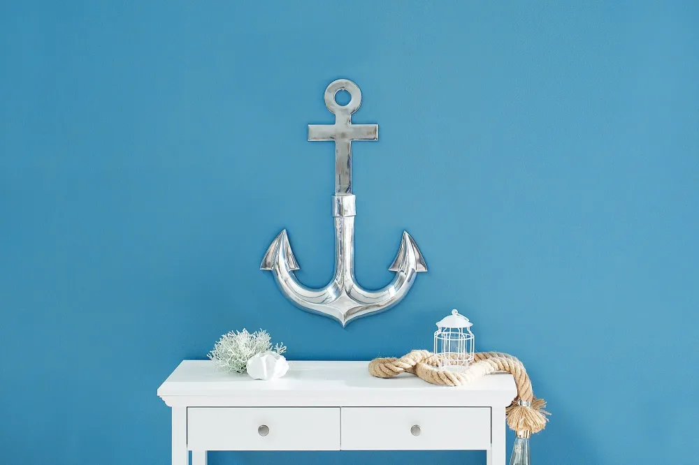 ANCHOR ezüst fali dekoráció 70cm