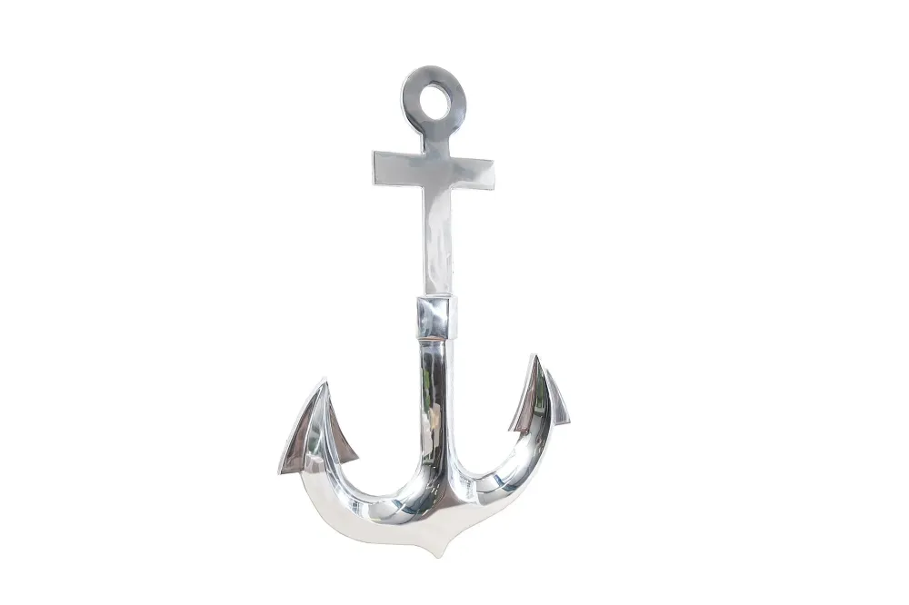 ANCHOR ezüst fali dekoráció 70cm