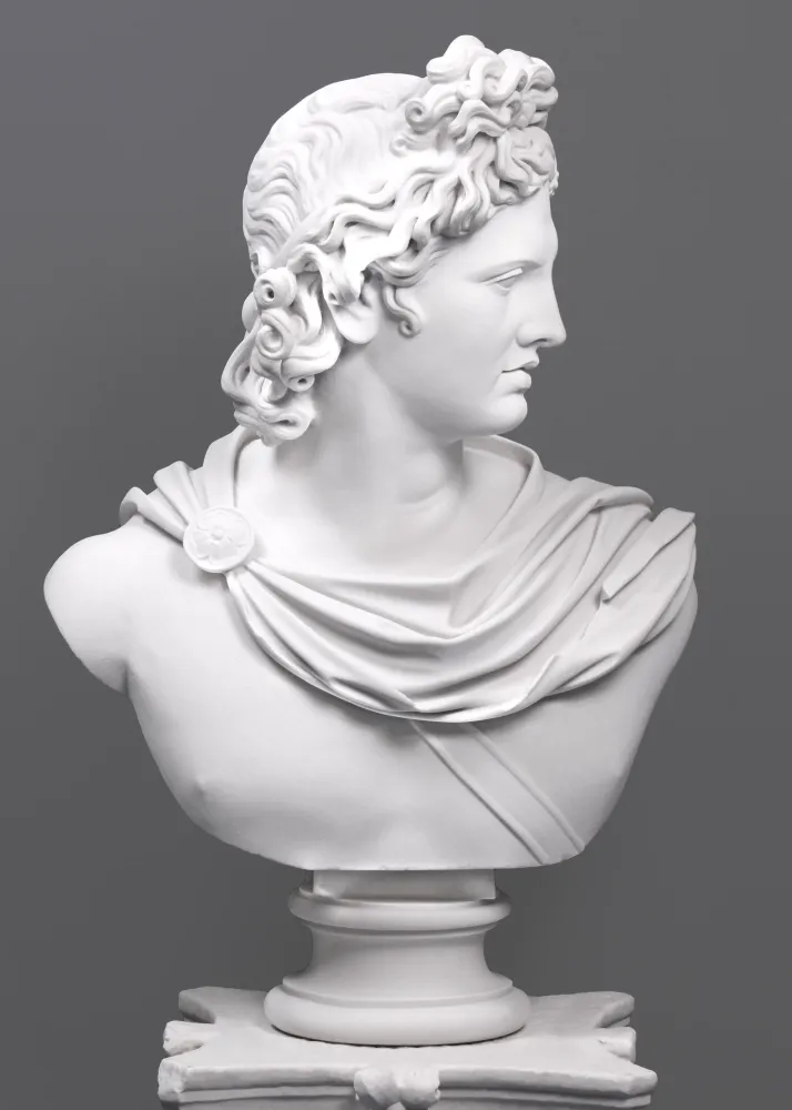 Apollo Belvedere mellszobor reprodukció