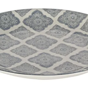 ARABESQUE szürke porcelán dísztál