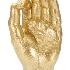 Arany kéz szobor – OK jel 10X7X22,5 cm