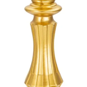 Aranyszínű & Fekete Királynő Sakkbábú (Modern Szobor)