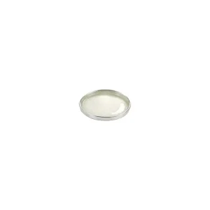 Argenesi alátéttálca Luce D. 12cm gyöngyház fehér üveg ezüst 0,02868