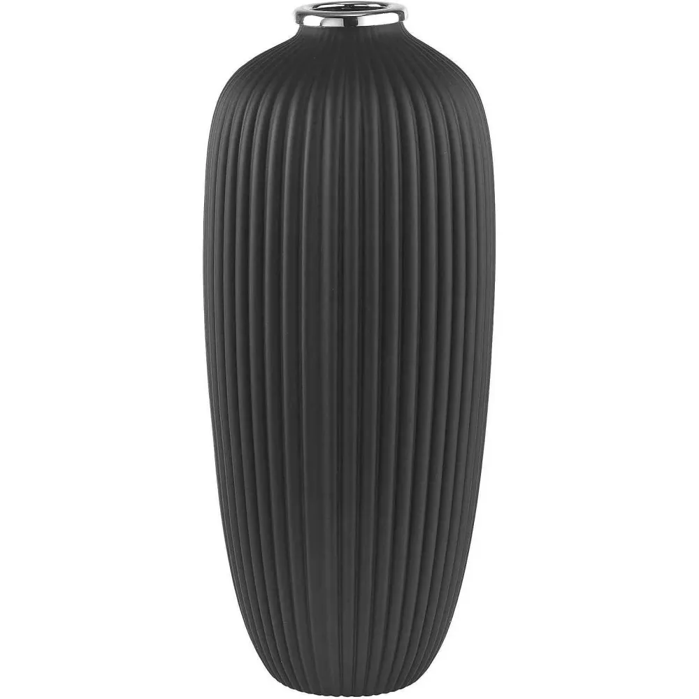Argenesi Coste kerámia váza 20cm H.45cm matt fekete 1.754239