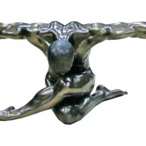 Atlétát Ábrázoló Bronz Szobor (Nagy – Hidegen Öntött Bronz Szobor)