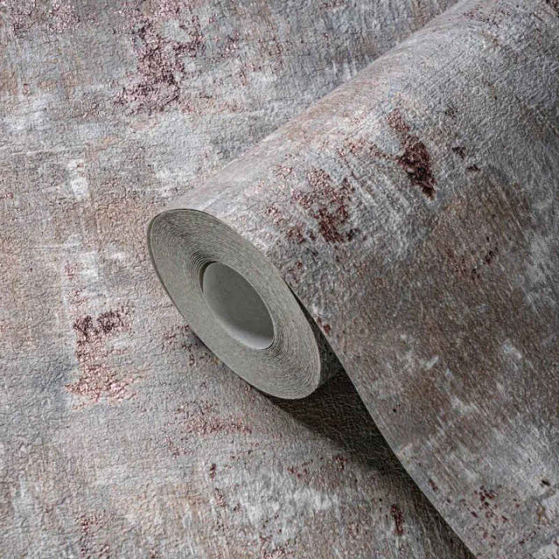 Beton hatású világos tapéta